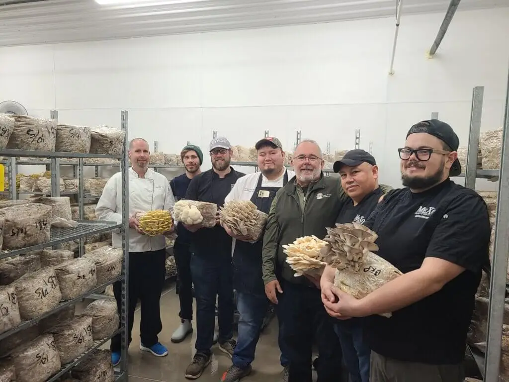 Pebble Creek Mushrooms farm to table initiative